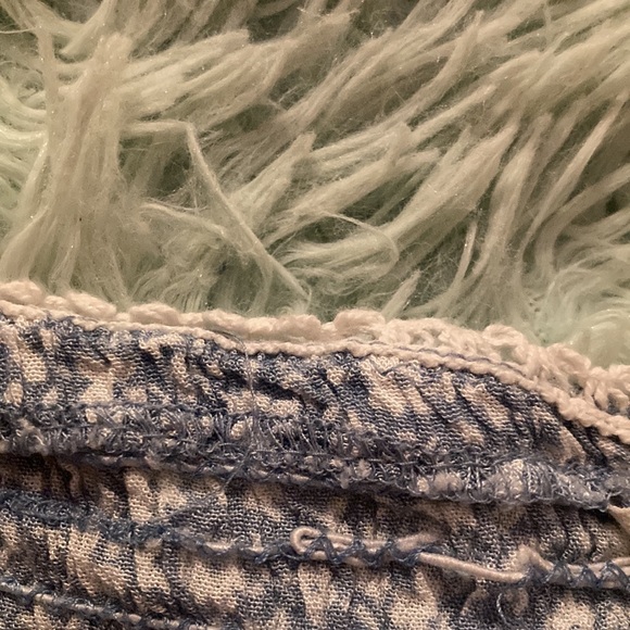 Crop blue shirt tank top - Picture 5 of 5